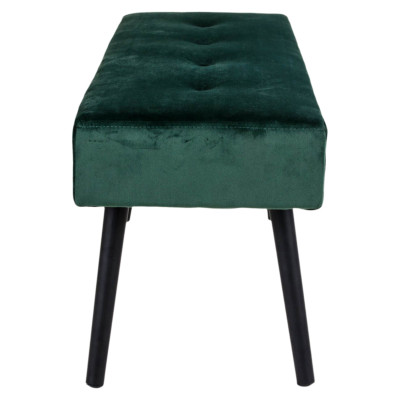 SKAT-Banco de terciopelo verde de 100 cm