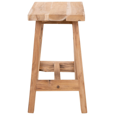 BART- Banc en teck naturel recyclé 50 cm