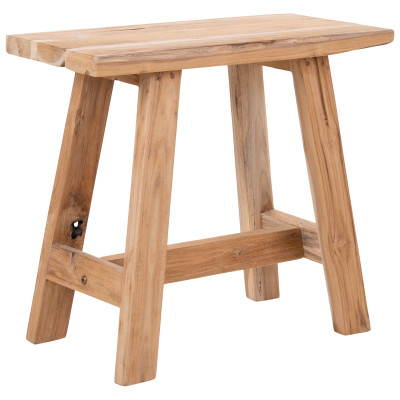 BART- Banc en teck naturel recyclé 50 cm