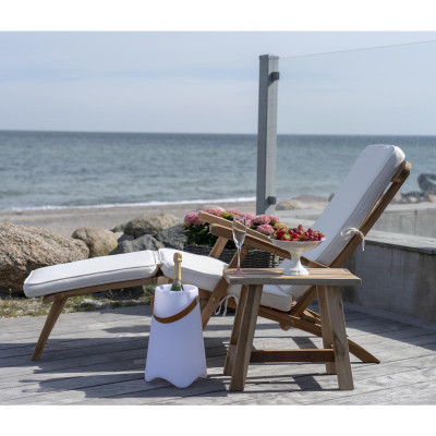 BART-Bank aus recyceltem natürlichem Teakholz 50 cm