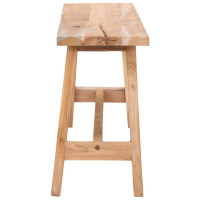 BART-Panca in teak naturale riciclato 90 cm