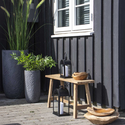 BART-Bank aus recyceltem natürlichem Teakholz 90 cm