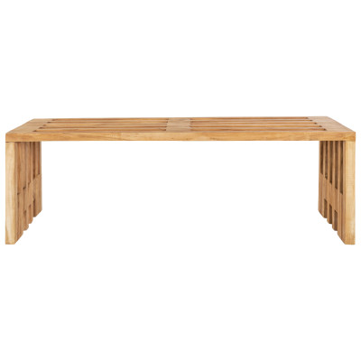 JUNIO-Banco de teca maciza reciclada de 140 cm