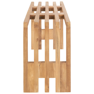 JUNI-Massive Bank aus recyceltem Teakholz 90 cm