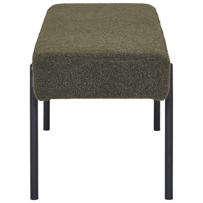 LONDON-Banc en tissu vert 100 cm