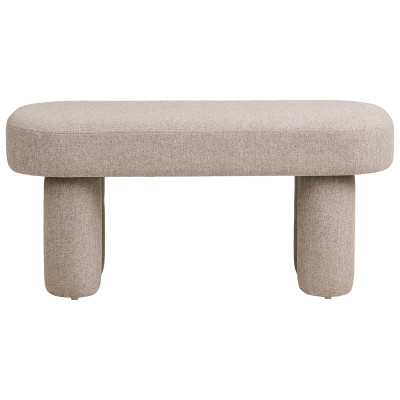 WEST- Banc en tissu sable 95 cm