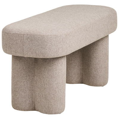 WEST- Banc en tissu sable 95 cm