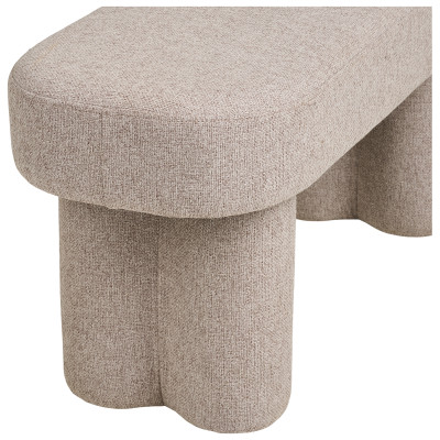 WEST- Banc en tissu sable 95 cm