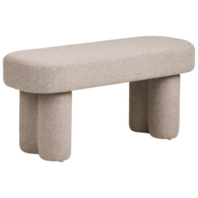 WEST- Banc en tissu sable 95 cm