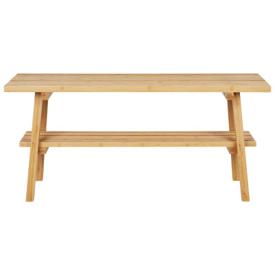 BAMBO-Banco de bambú natural de 70 cm