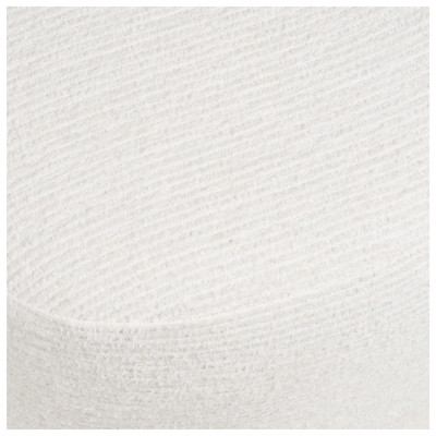 SVIT-Pouf en tissu ecru 55x40 cm