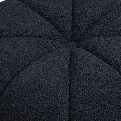 LOOM-Marineblauer Pouf ø48 cm