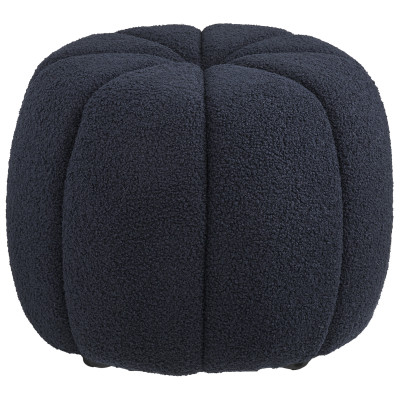 LOOM-Marineblauer Pouf ø48 cm