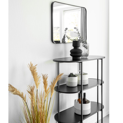 CHIC-Scaffale 5 ripiani neri 51x170 cm