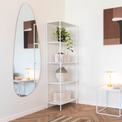 CHIC-Étagère, 5 étagères blanche 51x170 cm