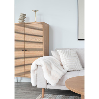 LOGIA-Hohes Sideboard aus Eiche natur 80 x 130 cm