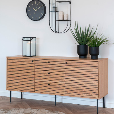 LOGIA-Credenza in rovere naturale 150 cm