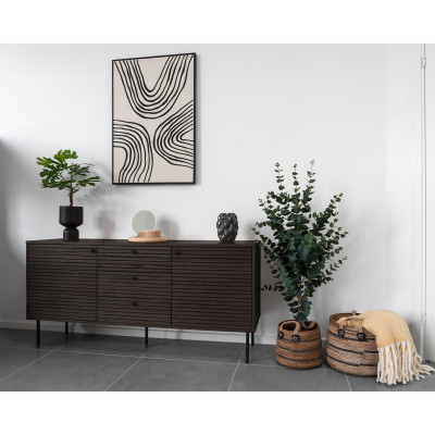 LOGIA-Buffet chêne fumé 150 cm