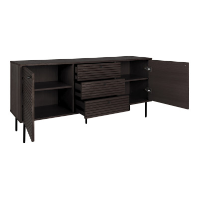 LOGIA- Credenza in rovere fumé 150 cm