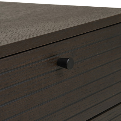 LOGIA-Sideboard aus geräucherter Eiche 150 cm mit Schubladen rechts