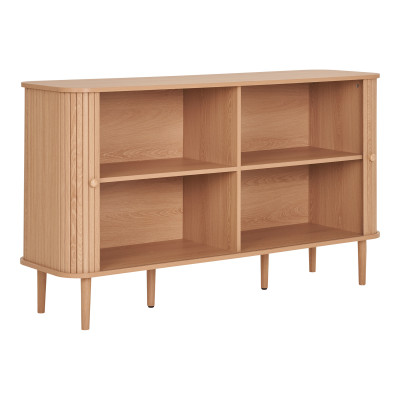 PERLE-Credenza effetto legno naturale 140 cm