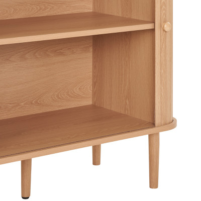 PERLE-Buffet décor bois naturel 140 cm