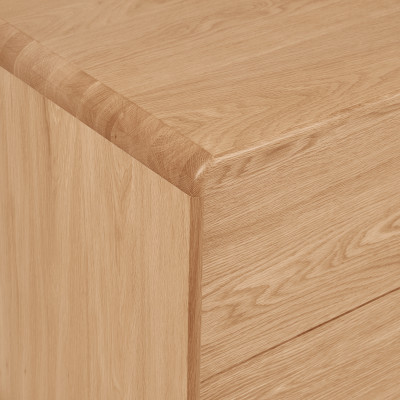 BONA-Buffet vintage chêne naturel 180 cm