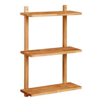 KUB-Mensola da parete in rovere massello 50x75 cm