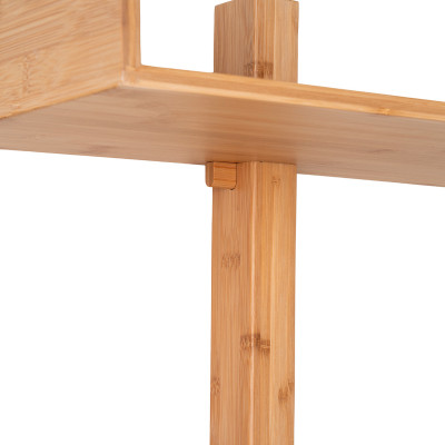 VALI-Wandregal aus natürlichem Bambus 50 x 102 cm